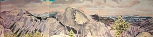 Yosemite Clouds Rest Panorama